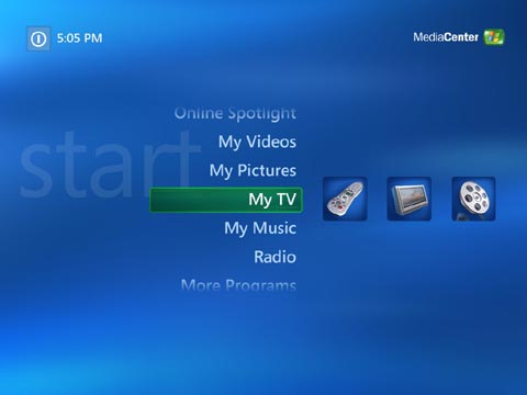 Windows Media Center 2005